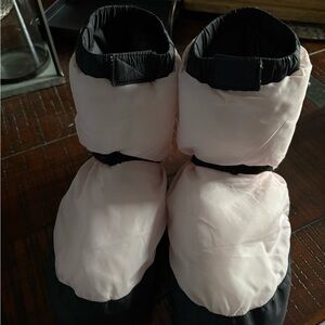 Bloch Pink and Black Ankle Booties